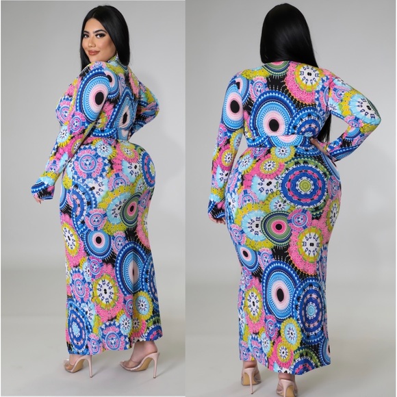 Beautiful plus size large dress - Picture 3 of 6